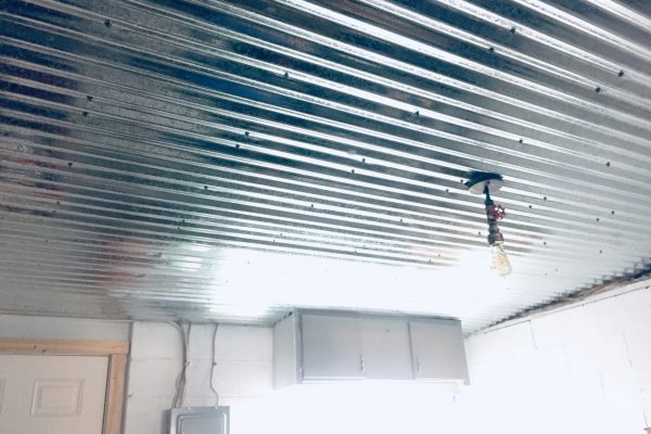 Rustic Corrugated Metal Ceiling, Trim For Corrugated Metal Ceiling