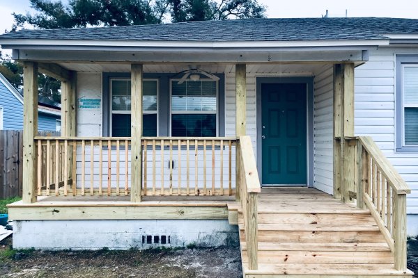 Covered Front Porch Renovation